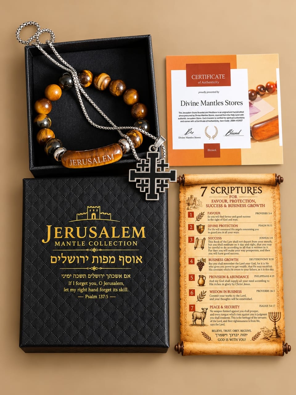 Jerusalem Stone Bracelet